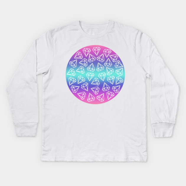 Pastel Gradient Doodle Diamonds